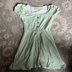 👗 NWOT girls size 7 dream girl cap sleeve casual dress